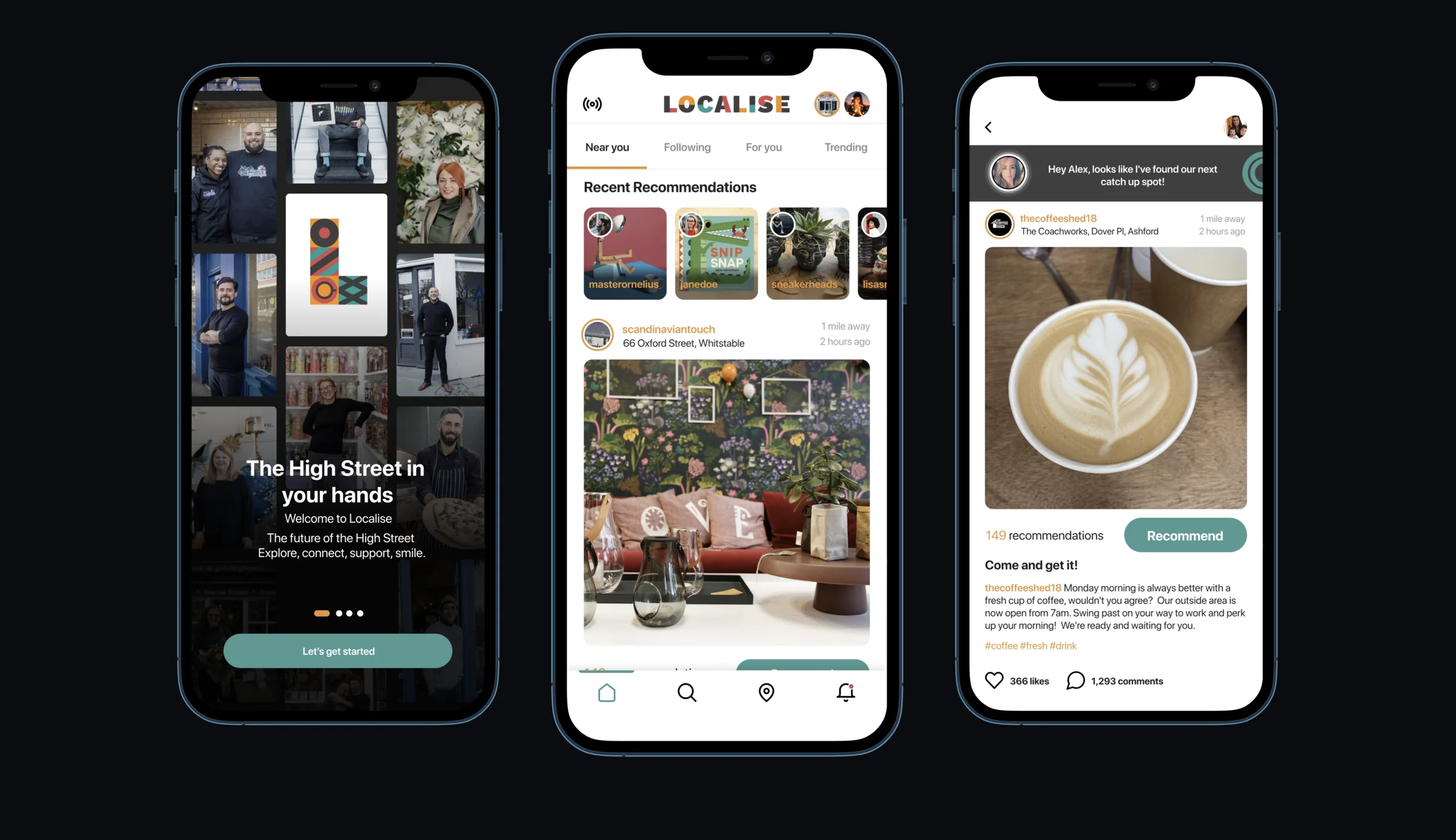 Localise social discovery app screens